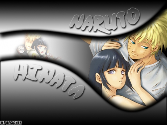 Обои Наруто вместе с Хинатой