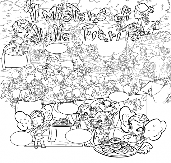 Поппикси набросок Роза ла Барбера