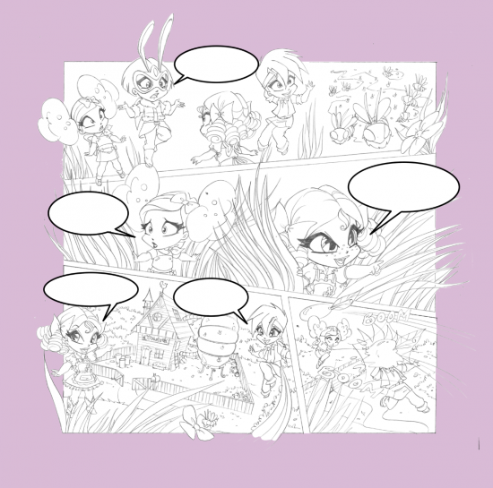 Поппикси набросок Роза ла Барбера