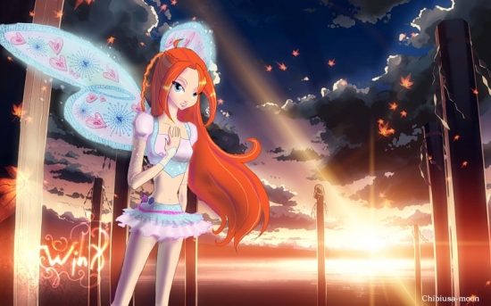 Блум на закате