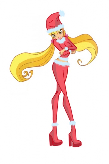 Новогодний фанарт Стеллы от angellwinx