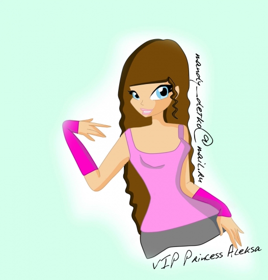 Aleksa в повседневной одежде [By VIP Princess Aleksa]