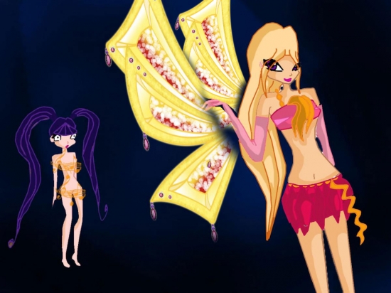 Svetanna stole clothes at Muse, idea of Flora in Bloom