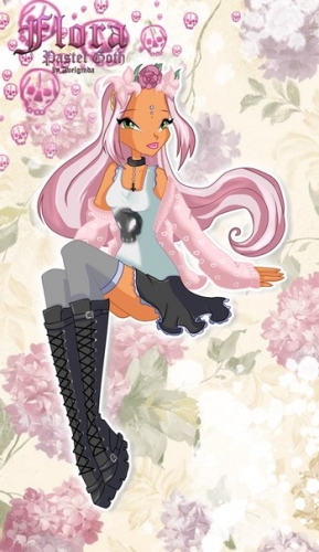 Флора - Пастельный Гот