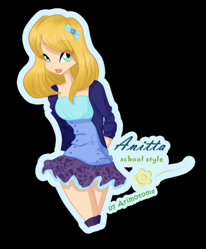 Анитта школьная форма