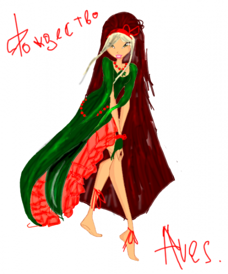 Рождественский  фанарт от StelLina