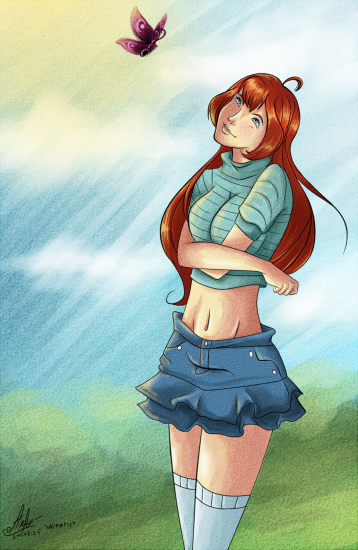 Блум и Бабочка)