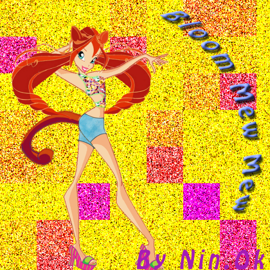 Блум мяу мяу, нека стиль фанарт от anin94 aka NinOk