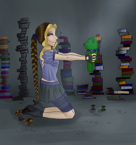 Дарси и мишка