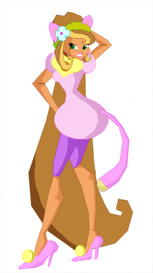 Флора в костюме Коко