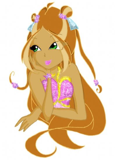 Обработаный фанарт Флоры в беливиксе