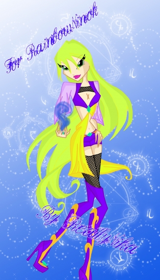 Blloom 9 для Anin94 aka NinOk, Фанарт персонажа анин