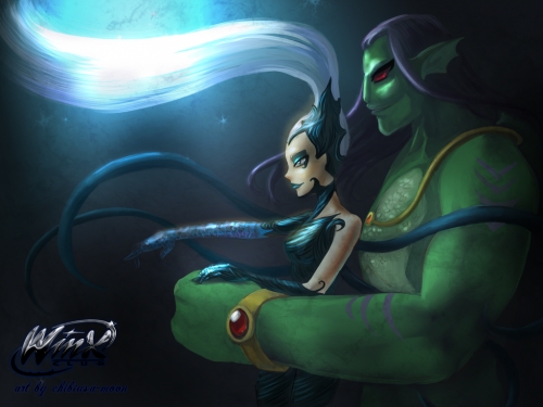 Айси и Тританус, от Сhibiusa-moon