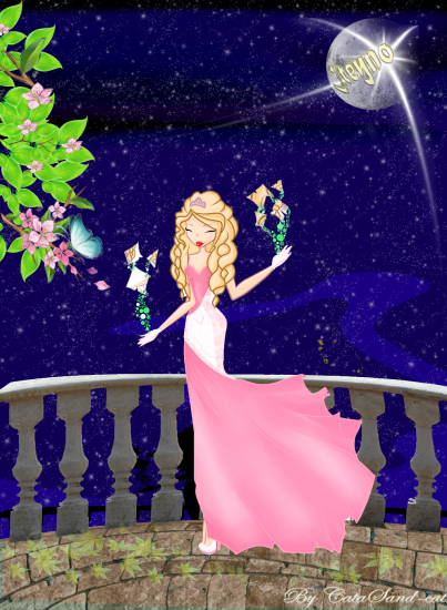 Iteyno. Ball gown by CataSand-cat