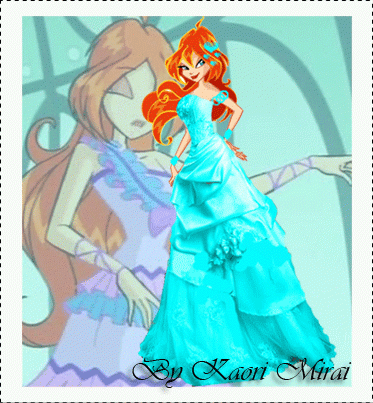 Блум в бальном платье от Kaori mirai