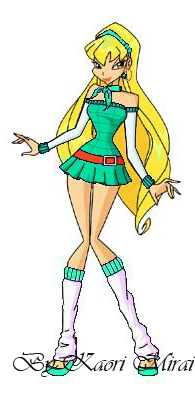 Стелла в новом наряде от Kaori Mirai