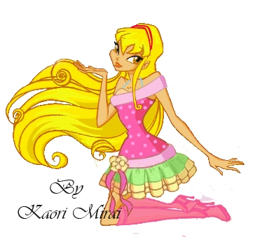 Стелла в платье 4 сезона от Kaori Mirai