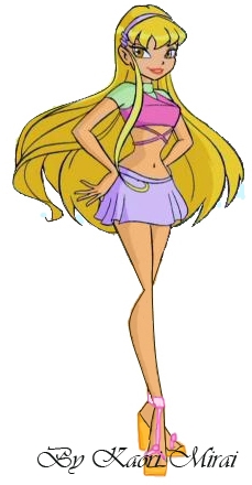 Стелла в наряде на конкурс Мисс Магикс, от Kaori Mirai