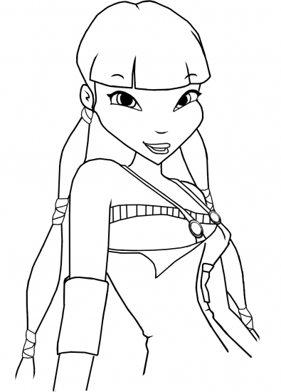 Фанарт Музы от karino4ka1996, lineart