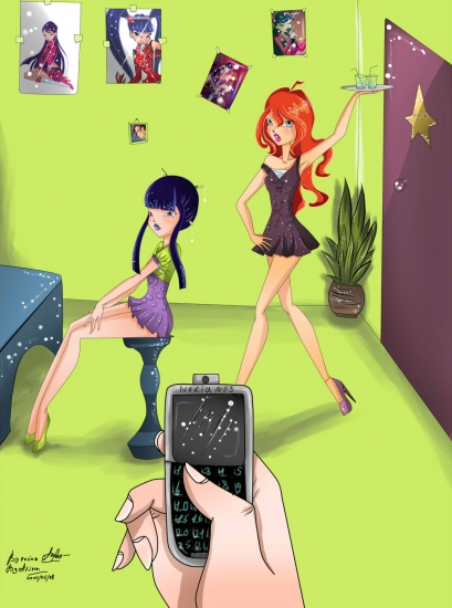 Муза и Блум.By Polina-Afina.