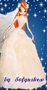 Блум в свадебном наряде от Kotenok