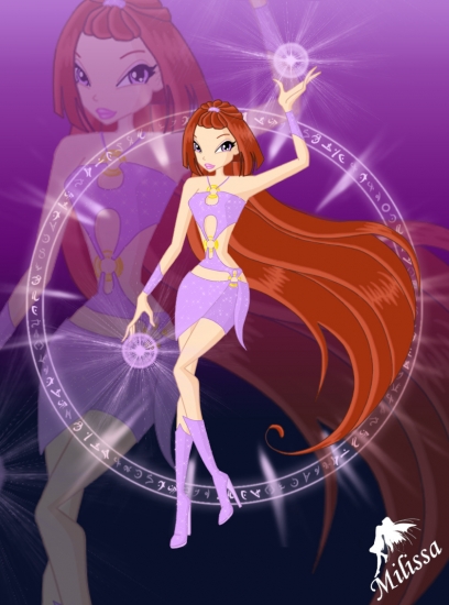 Лана-фея магии!Простое превращение))