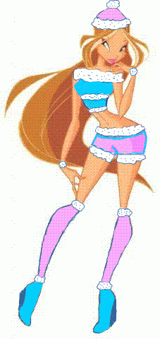 Зимний фанарт Флоры от larena