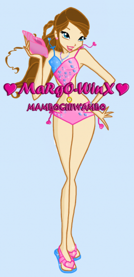 Фанарт феи Margo-winx пляжный вариант