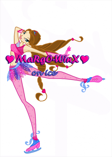 Фанарт феи Margo-winx в стиле винкс на льду