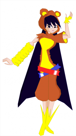 Муза в костюме Пепе