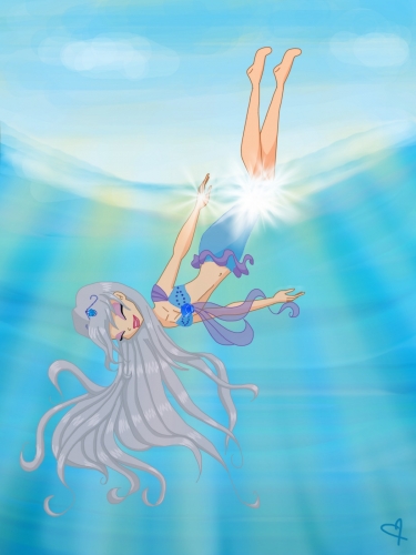 Woter under water