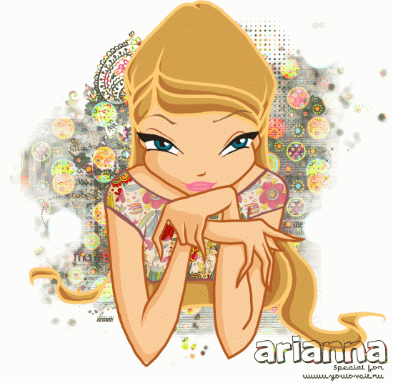Arianna with eyes
