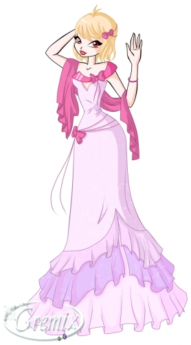 Эви в платье