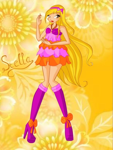 Стелла в повседневном наряде из 5 сезона Винкс!