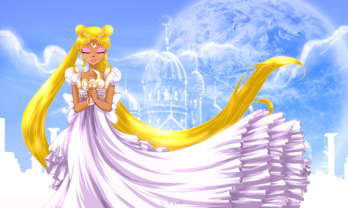 Ребекка в образе принцессы Серенити