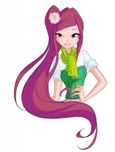 Винкс, Рокси в шарфике, стиль кафетерий