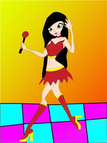 Фея ВикКи на сцене