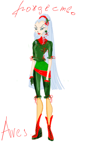 Рождественская Айси, фанарт от StelLina