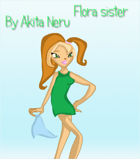 Сестра Флоры, фанарт от Akita Neru