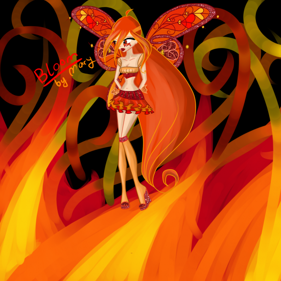 Блум огненая сила