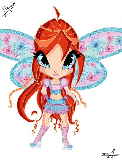 Чиби Блум.Автор ksenya12345 и amaryl