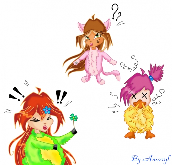 Флора,Блум и Текки)