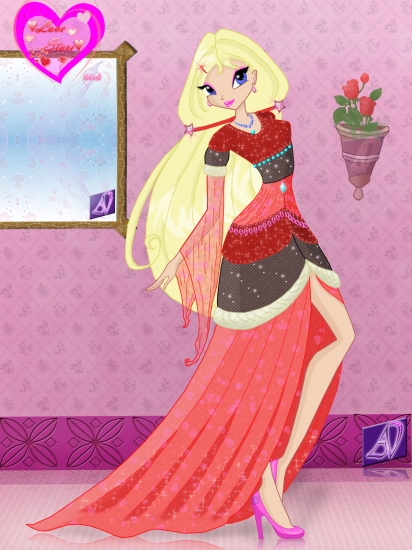 Кэрис на балу в алфее