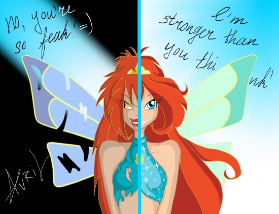 Я сильнее, чем ты думаешь!/Нет, ты так слаба! или Две Стороны Блум