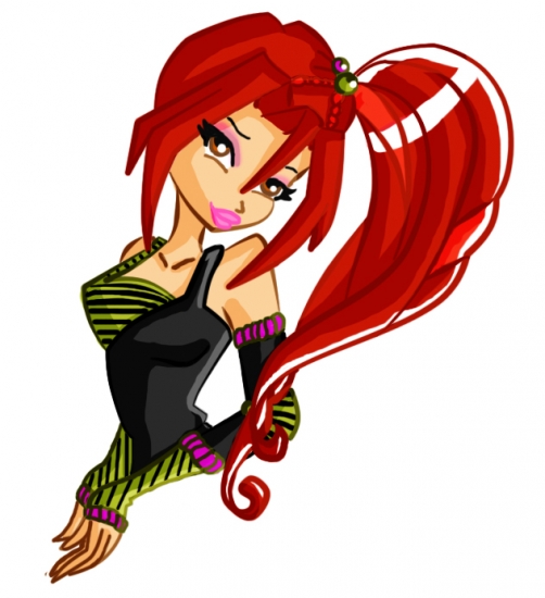 Обработка рисунка FloraInBloom