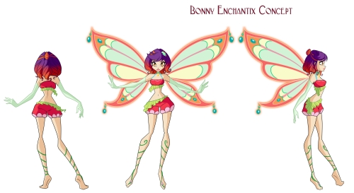 Концепт энчантикса Бонни от Fantazyme