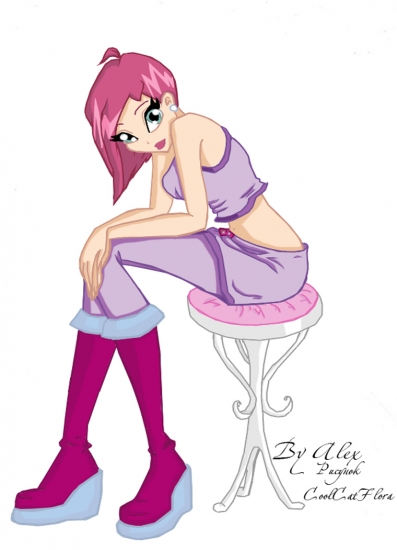 Обработка рисунка CoolCatFlora