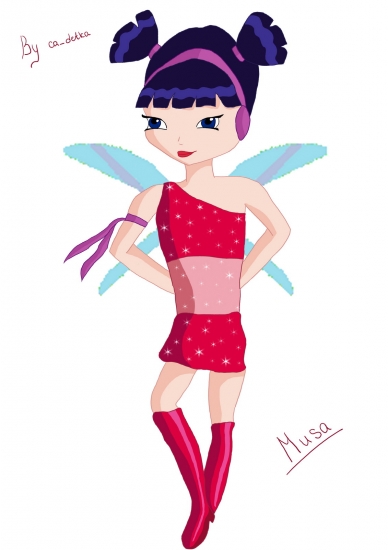 Муза by Ca_detka (думала сначала обработать Текну, но по просьбе ВикаФлора  обработала именно Музу)))