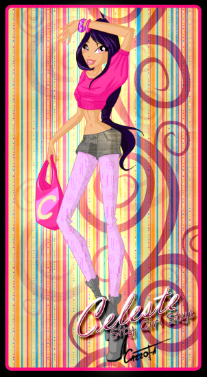 Celeste city-girl style