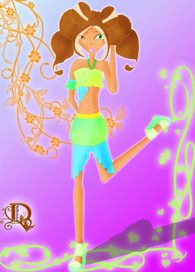 Флора костюмчик by Dashyl4i4ik